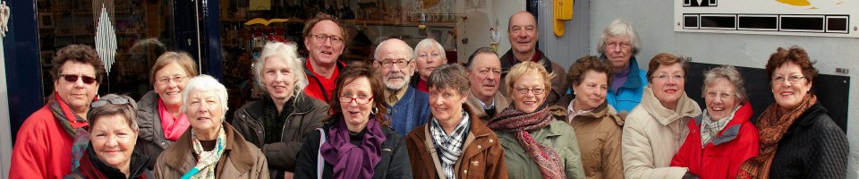 team van vrijwilligers van de wereldwinkel